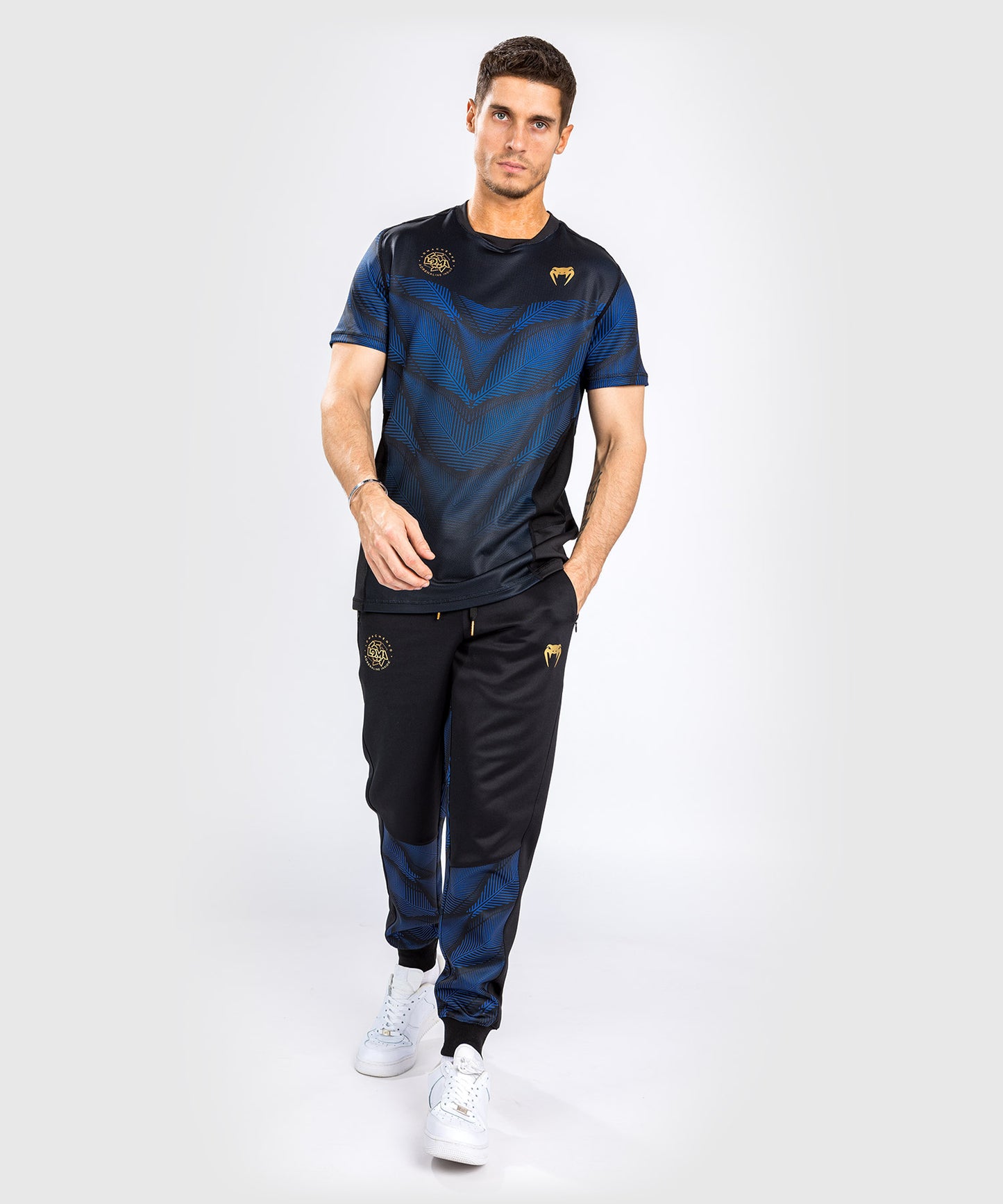 Venum Phantom Loma Dry Tech T-shirt - Black/Blue