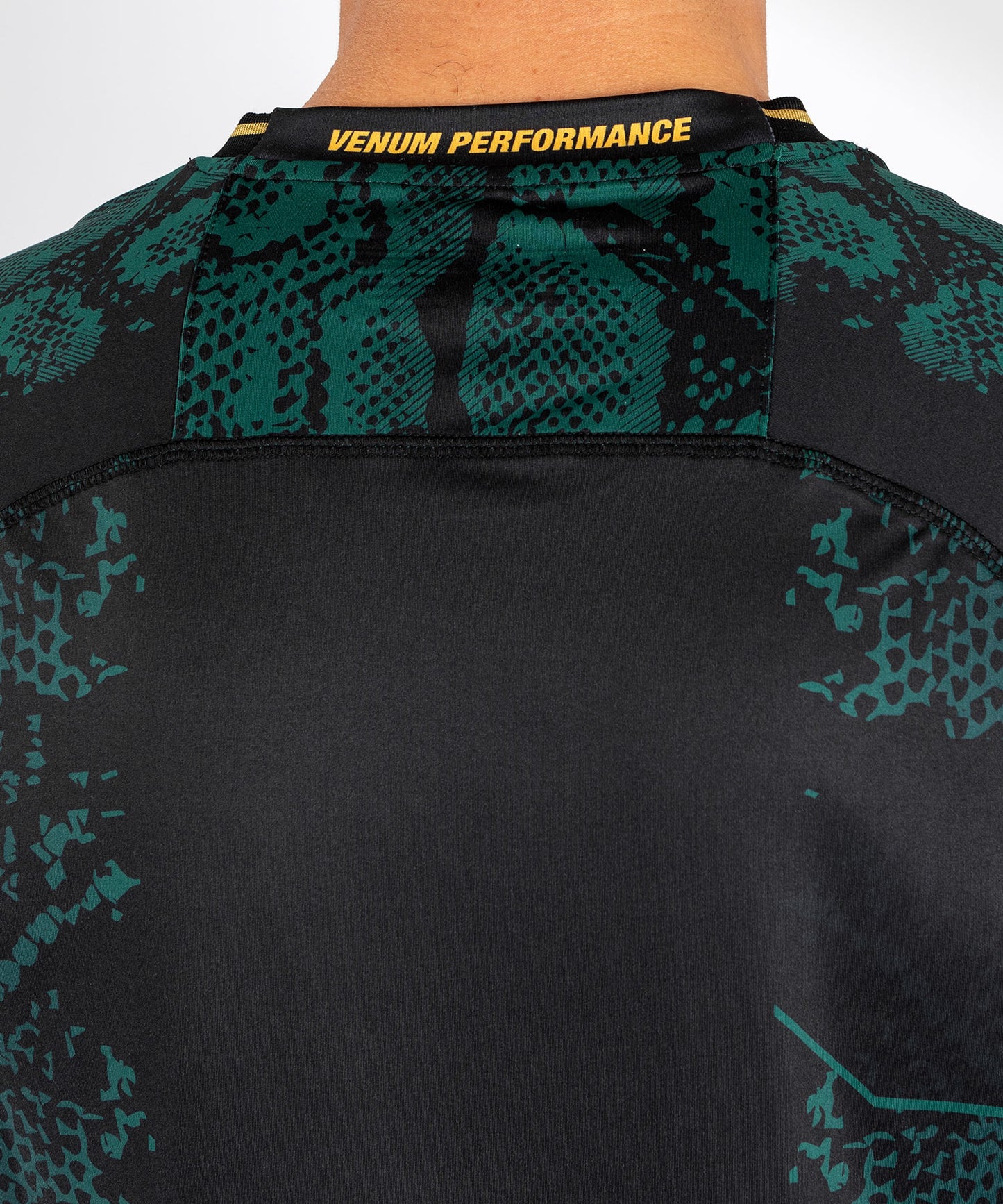UFC Adrenaline by Venum Personalized Authentic Fight Night Men’s Jersey  - Emerald Edition -  Green/Black/Gold